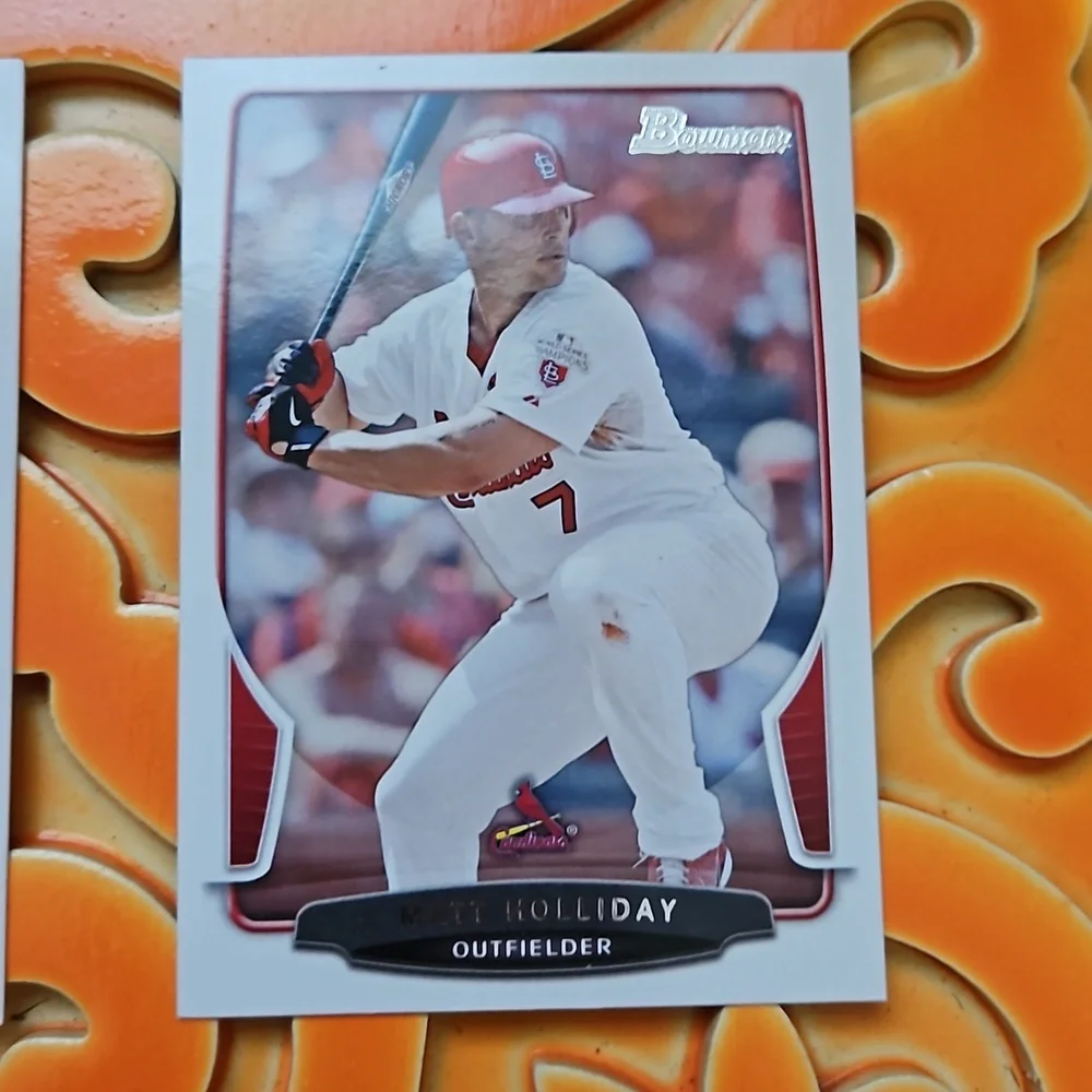 Topps Bowman 2013 Matt Holliday Saint Louis Cardinals #98 and #99 2 Pack